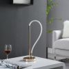 20.5" In Elastilight Led Tube W/ Magnetic End Contemporary Rose Gold Table Lamp