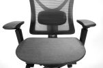 Big and Tall Office Chair with Adjustable lumbar and slide seats ; Headrest and 4d armrest ; tilt function max degree is 115 Â¬âˆž; 300LBS; Black