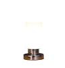 8.75" Elli Glass Up Light Touch-On Cylinder Metal Table Lamp