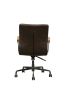 Joslin Office Chair in Distress Chocolate Top Grain Leather