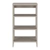 Nashua 4-Shelf Linen Cabinet Light Grey