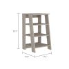 Nashua 4-Shelf Linen Cabinet Light Grey