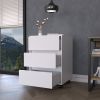 Eagle Creek 3-Drawer Rectangle Filing Cabinet White