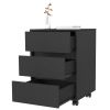 Eagle Creek 3-Drawer Rectangle Filing Cabinet Black Wengue