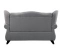 ACME Hannes Loveseat w/2 Pillows, Gray Fabric 53281