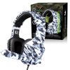 Gaming Headset, Stereo Bass Surround Headphone with Mic For PS4/Xbox One/PC/Mac Random Color