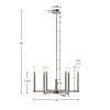 [Only support Drop Shipping Buyer] Renzetti 6-Light Contemporary Candelabra Styled Chandelier