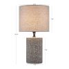 [Only support Drop Shipping Buyer] Bayard Embossed Ceramic Table Lamp