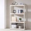 Storage Shelves - 4 Tier Adjustable Garage Storage Shelving; Heavy Duty Metal Storage Utility Rack Shelf Unit for Warehouse Pantry Closet Kitchen; 23.