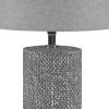 [Only support Drop Shipping Buyer] Bayard Embossed Ceramic Table Lamp