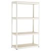 Storage Shelves - 4 Tier Adjustable Garage Storage Shelving; Heavy Duty Metal Storage Utility Rack Shelf Unit for Warehouse Pantry Closet Kitchen; 23.