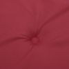 Highback Chair Cushions 2 pcs Wine Red Oxford Fabric