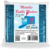 Metallic Blue Bubble Mailers 6 x 6.25; Poly Padded Envelopes Pack of 25; Self Adhesive Padded Shipping Envelopes; Peel and Seal Mail Bubble Envelopes;