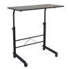 Removable P2 15MM Chipboard & Steel Side Table Black