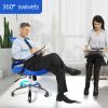 YSSOA Task Ergonomic Mesh Computer Wheels and Arms and Lumbar Support Adjustable Height Study Chair for Students Teens Men Women for Dorm Home Office;