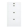 Pagan Shoe Cabinet in White High Gloss Finish AC00744