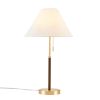 Bromley Two Tone Pull-chain Table Lamp