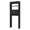 Morley 2-Shelf Over The Toilet Cabinet Black Wengue