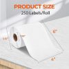 Thermal Shipping Labels Rolls 4x6 Premium Quality 12 Rolls 250 per Paper Roll 3000 Easy Peel Sticker Labels 5 Core DTL12PK No Wastage