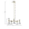 [Only support Drop Shipping Buyer] Ezra 5-Light Metal Chandelier