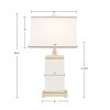 Colette Rectangular Ceramic Table Lamp