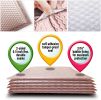 Metallic Rose Gold Bubble Mailers 5 x 9; Poly Padded Envelopes Pack of 25; Self Adhesive Padded Shipping Envelopes; Peel and Seal Mail Bubble Envelope