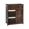 Niobe 31'' Tall Solid Wood 4- Drawer Accent Chest-WALNUT