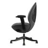 Techni Mobili Deco LUX Executive Office Chair; Black