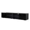 TV Stand TV cabinet with color-changing LED light for living room