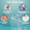 Pack of 1000 Clear Zipper Bags 12 x 12. Seal Top Polyethylene Bags 12x12. Thickness 2 mil. Plastic Poly Bags for Packing and Storing. Ideal for Indust