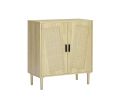 JHX Kitchen storage cabinets with rattan decorative doors; buffets; wine cabinets; dining rooms; hallways; cabinet console tables; (Natural; 31.5''LX