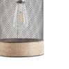 [Only support Drop Shipping Buyer] Orion Natural Rope and Metal Mesh Cylinder Pendant