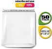 Gusseted Poly Mailers 28 x 30 x 6; Pack of 25 White Poly Shipping Bags; 2.5 Mil Plastic Mailers for Clothing; Expandable Poly Mailer Bag; Waterproof P