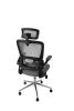 Mesh Ergonomic Office Chair with Flip Up Arms High Back Desk Chair -High Adjustable Headrest with Flip-Up Arms, Tilt Function, Lumbar Support Swivel C