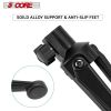 5 Core 4 Pcs Adjustable Desktop Microphone Stand Mini Tripod Tabletop Foldable Mic Clip MS MINI TRI BLK 4PCS