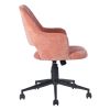 Upholstered Task Chair/ Home Office Chair- coral