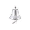 Classic Style Decorative Aluminum Bell With Wall Bracket; Silver