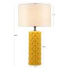 [Only support Drop Shipping Buyer] Macey Geometric Ceramic Table Lamp