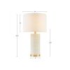 Grace Ivy Textured Dot Table Lamp