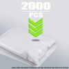 Pack of 2000 White Poly Mailers 9x12 Large Shipping Bags for Clothing 2 mil Poly Mailer Bags; 9 x 12 Poly Mailers; Plastic Mailing Envelopes for Cloth