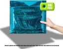 Teal Bubble Mailers 7.25 x 7; Pack of 25 Padded Cushion Mailing Envelopes 7 1/4 x 7 Shipping Bags with Peel and Seal; Glamour Teal Metallic Foiled Bag