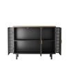 40.35&quot; Wide 3 Doors Modern Sideboard; Freestanding Sideboard Storage Cabinet Entryway Floor Cabinet for Living Room Office Bedroom