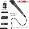 5 CORE Premium Vocal Dynamic Cardioid Handheld Microphone Unidirectional Mic with 12ft Detachable XLR Cable to Â¬Âº inch Audio Jack and On/Off Switch fo