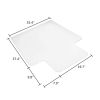 36"X48" Clear PVC Carpet Rug Protective Chair Mat Pad For Floor Office Rolling Chair RT