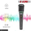 5 CORE Premium Vocal Dynamic Cardioid Handheld Microphone Unidirectional Mic with 12ft Detachable XLR Cable to Â¬Âº inch Audio Jack and On/Off Switch fo