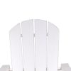 HDPE Adirondack Chair Sunlight Resistant no-Fading Snowstorm Resistant Outdoor Chair Patio Adirondack Chairs Ergonomic Comfort Widely Used for Fire Pi