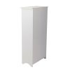 48.4"H 2 Door Accent Storage Cabinet;  Modern Wood Floor Organizer;  Indoors;  White