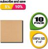 Brown Rigid Mailers 9.75 x 12.25; Self-Seal Hard Shipping Envelopes Pack of 25; No Bend Cardboard Envelope Mailers; Heavy-Duty Cardboard Mailers; Flat