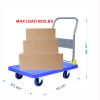 Foldable Platform Push Hand Truck Cart; 880 lbs. Weight Capacity