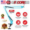 5Core Microphone Mic Suspension Boom Scissor Arm Desk Stand Mount Holder 2Pc MS ARM BLU+RED